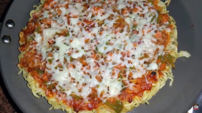 How to make Maggi Noodle Pizza