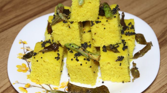 rava besan dhokla recipe