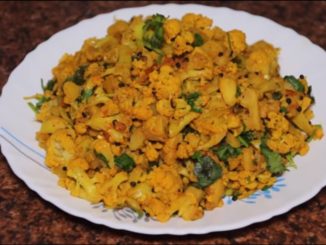 Cauliflower Dry Curry