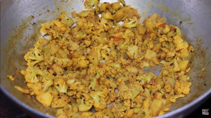 aloo gobhi ki dry sabzi