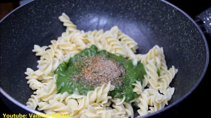 green pasta recipe video