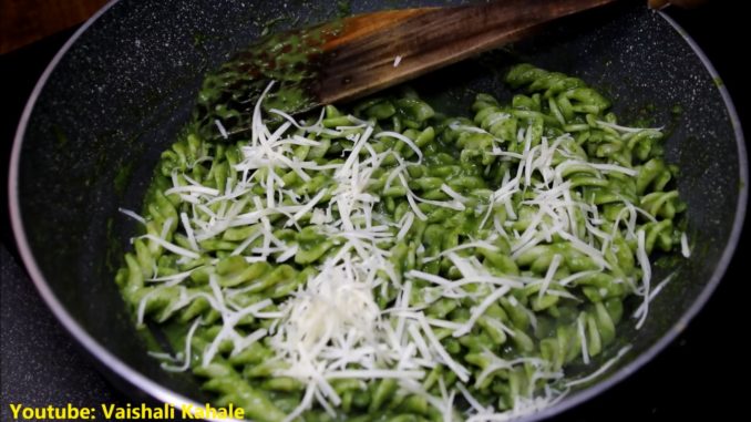 palak pasta recipe video