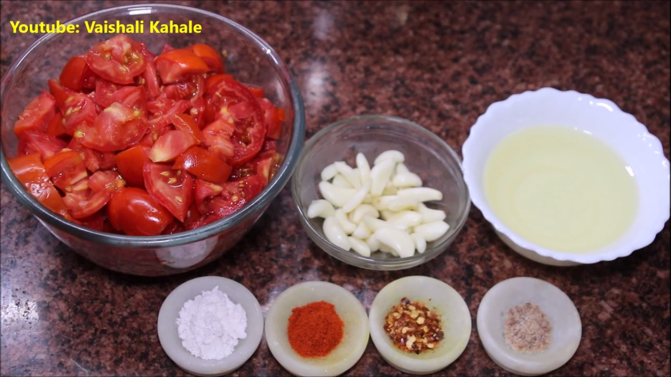 टमाटर लहसुन की चटनी – Tomato Garlic Chutney – Tamatar Lahsun Ki Chatni ...