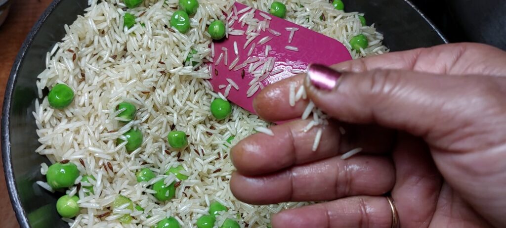 Matar Jeera Rice