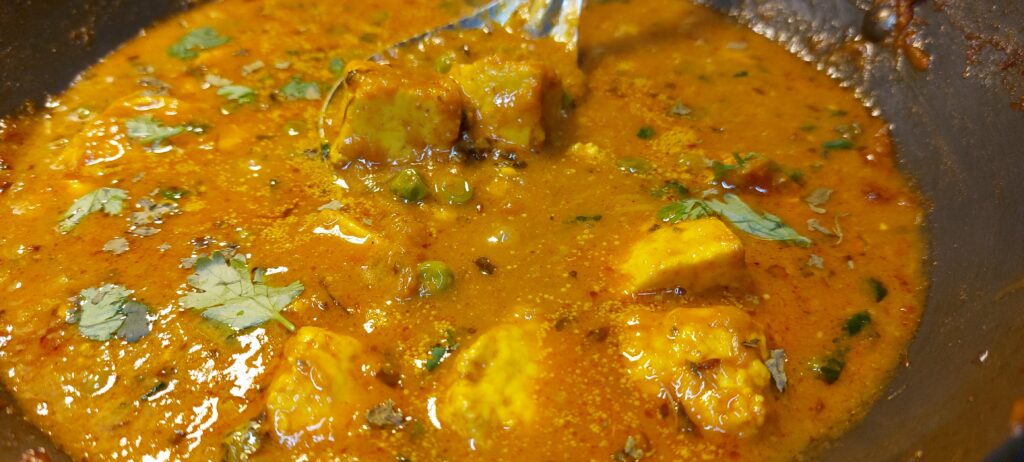 matar paneer sabji ki recipe