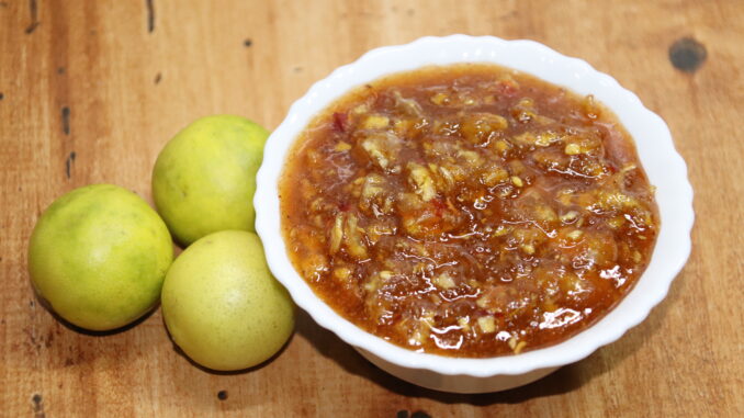 nimbu ka khatta meetha achar recipe in hindi