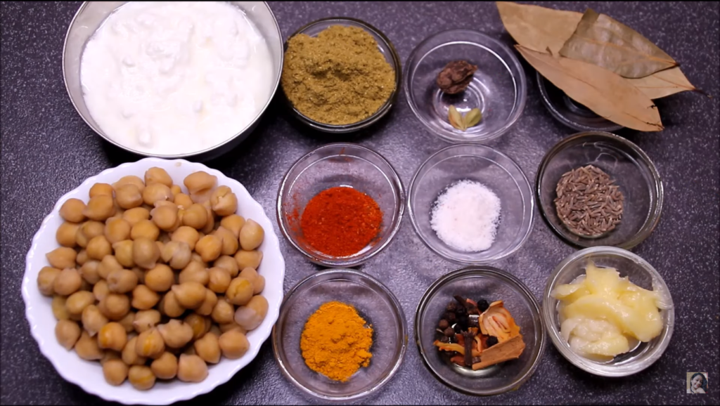 Himachali Chana Madra Recipe ingredients