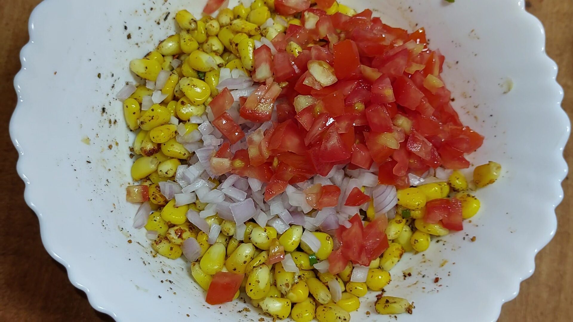 How to make Corn Chaat