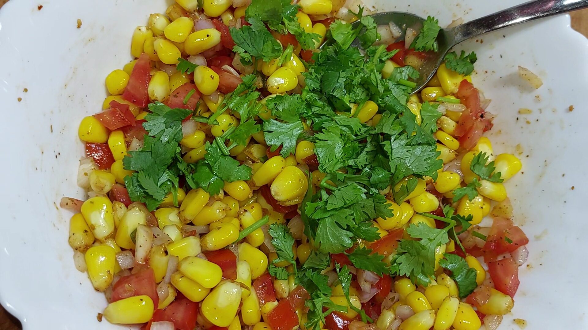 corn chaat kaise banaye